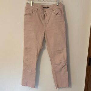 Mavi Women's Light Pink Viola Ankle Jeans